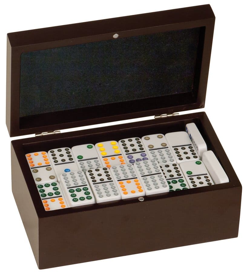 Finish Double Twelves Dominos Set with 91 Dominos