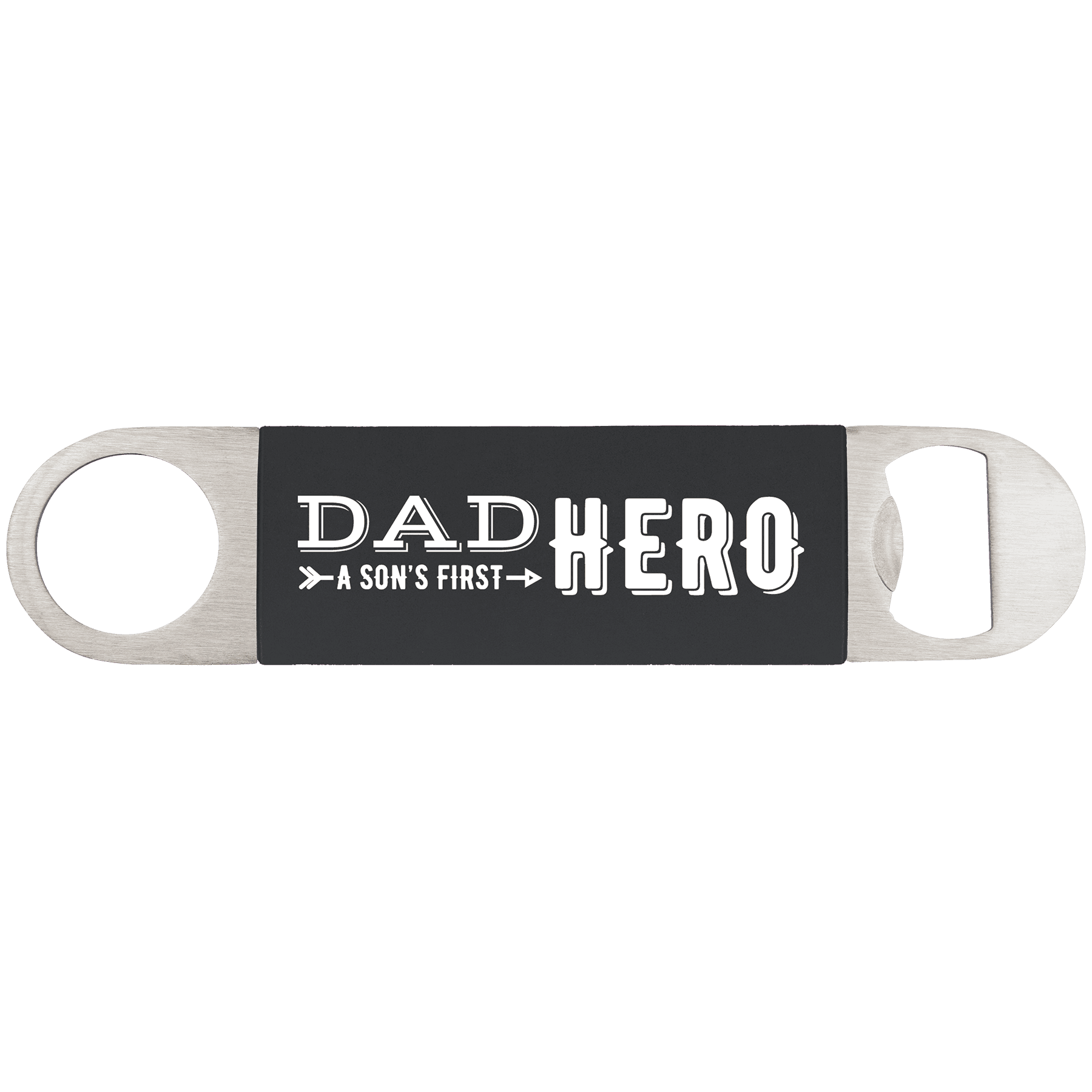 1 1/2" x 7" Bottle Opener with Silicone Grip
