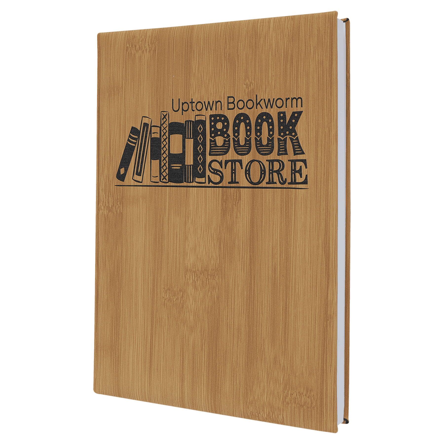 7" x 9 3/4" Laserable Leatherette Journal with Lined Notepad