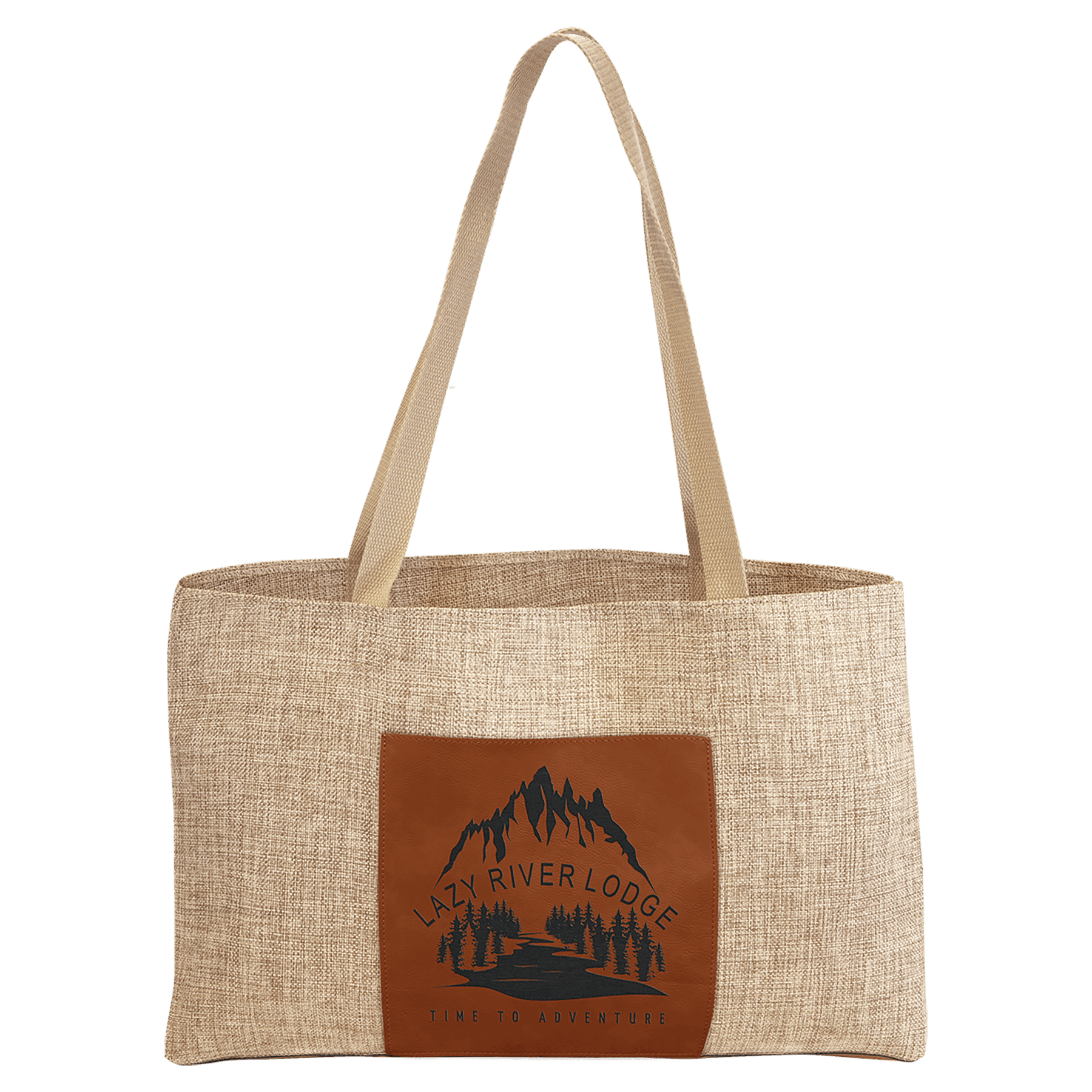 19" x 12" Bag with 5" Laserable Leatherette Gusset