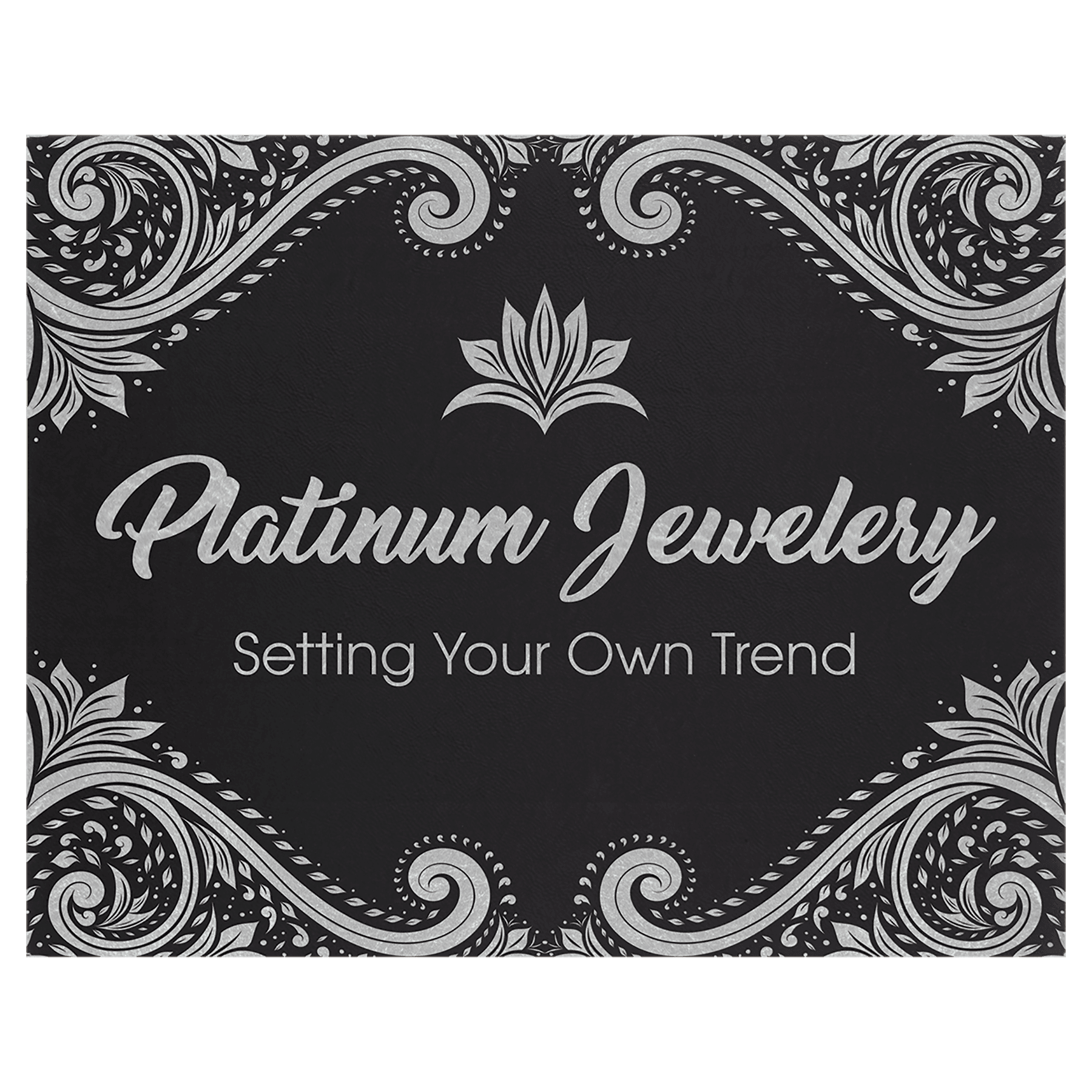 12" x 18" Laserable Leatherette Wall Decor with Sawtooth Hanger
