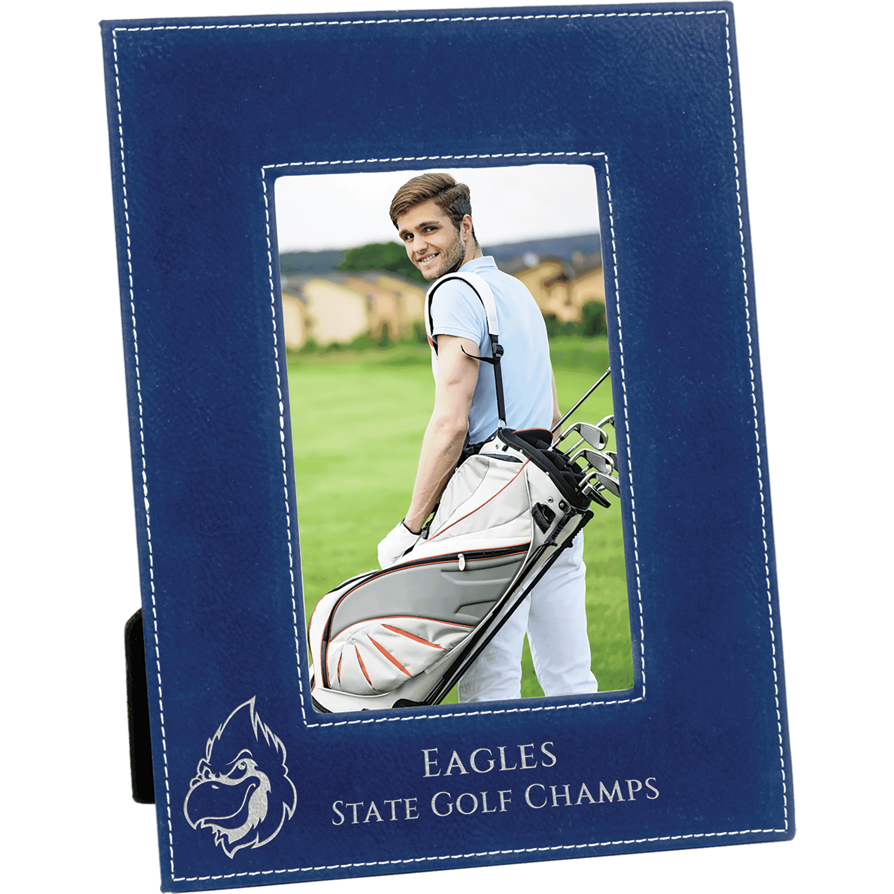 4" x 6" Laserable Leatherette Photo Frame
