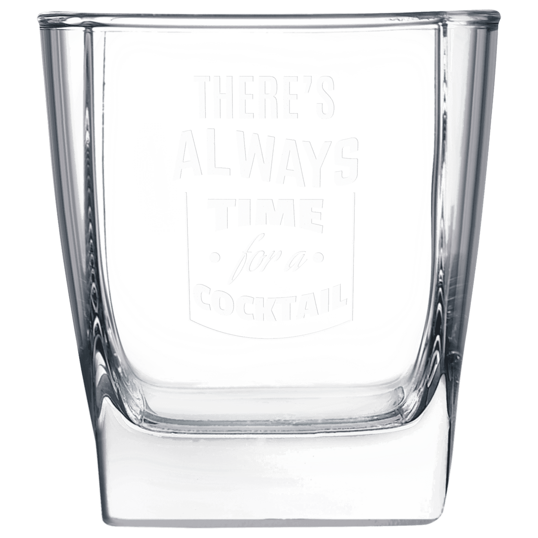 Polar Camel 10 1/2 oz. Square On The Rocks Glass
