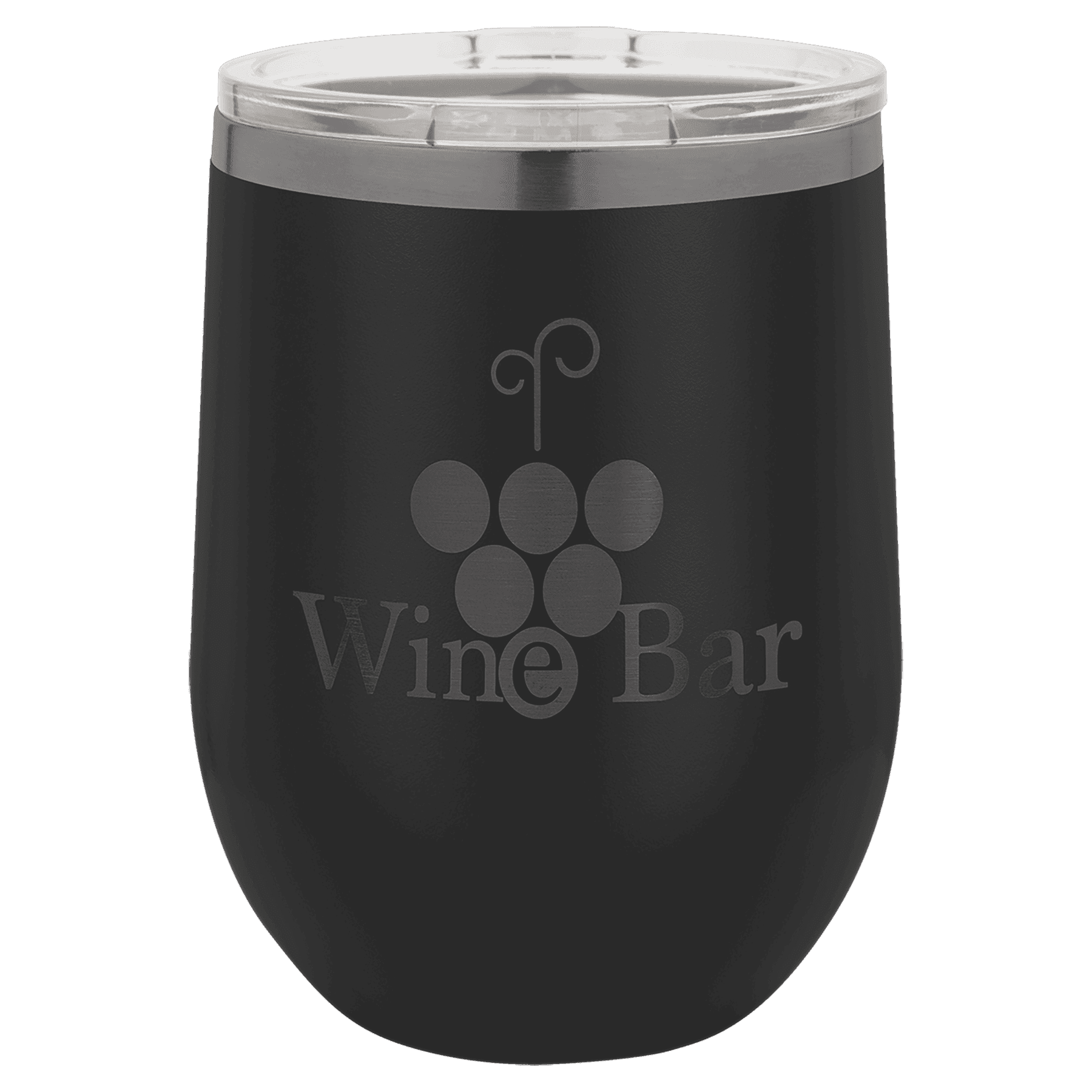 Polar Camel 12 oz. /Ghost Stemless Wine Tumbler with Standard Lid
