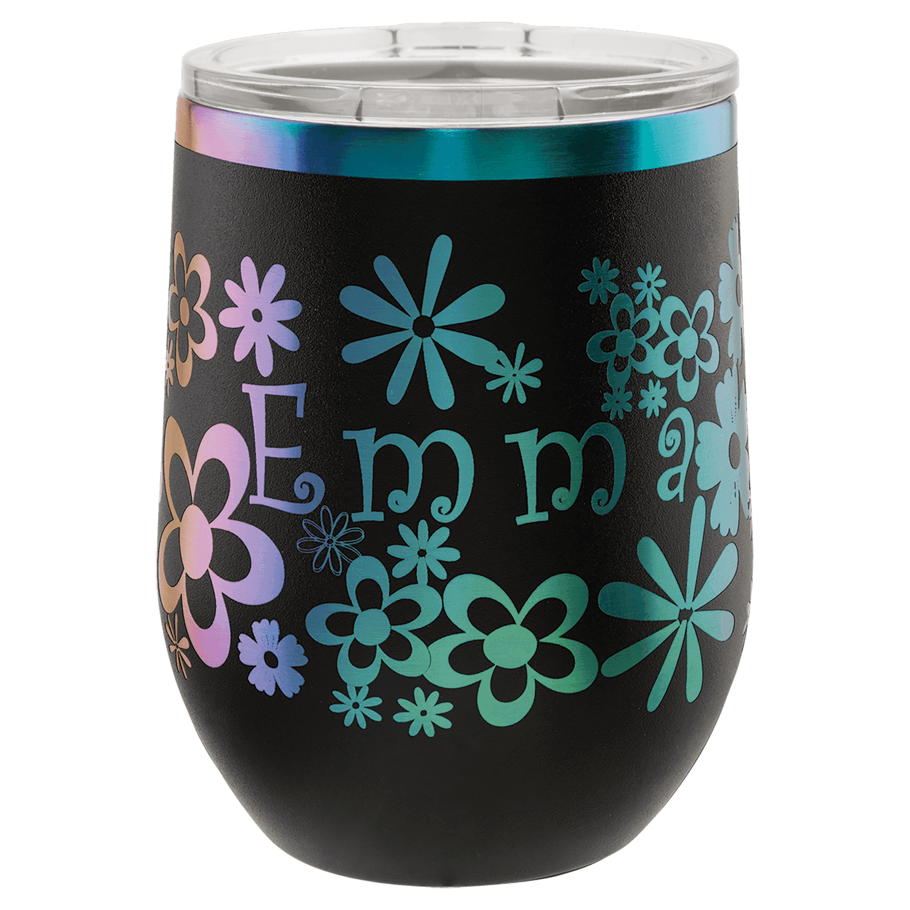 Polar Camel 12 oz. /Prism Stemless Wine Tumbler with Standard Lid
