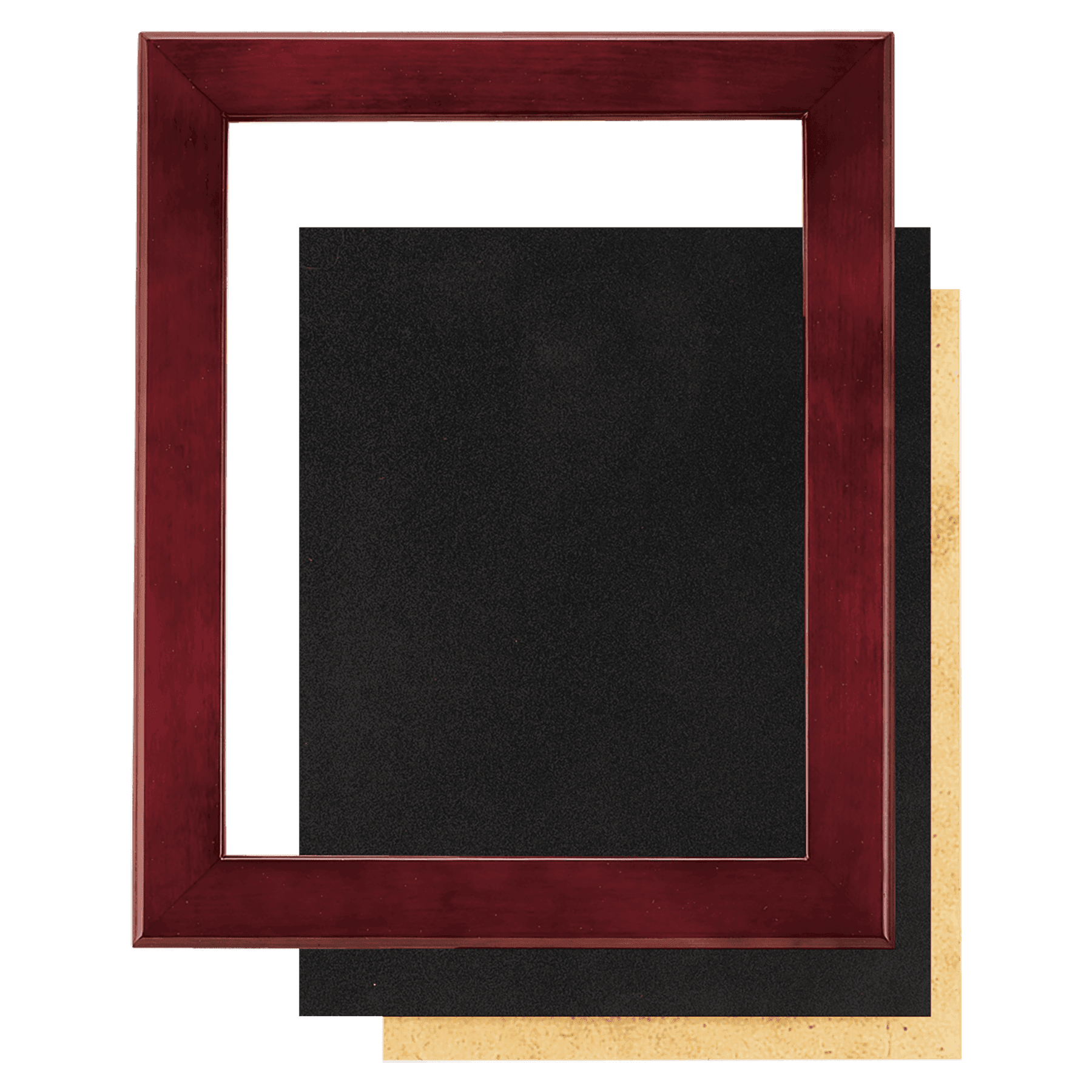 Piano Finish Frame Kit with Velour Backing