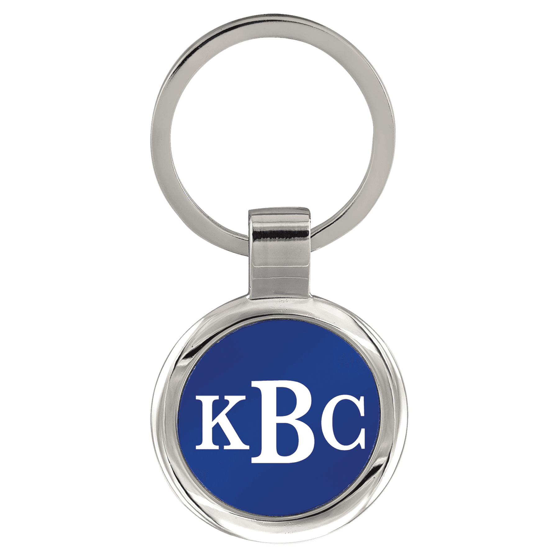 3" Laserable Round Keychain