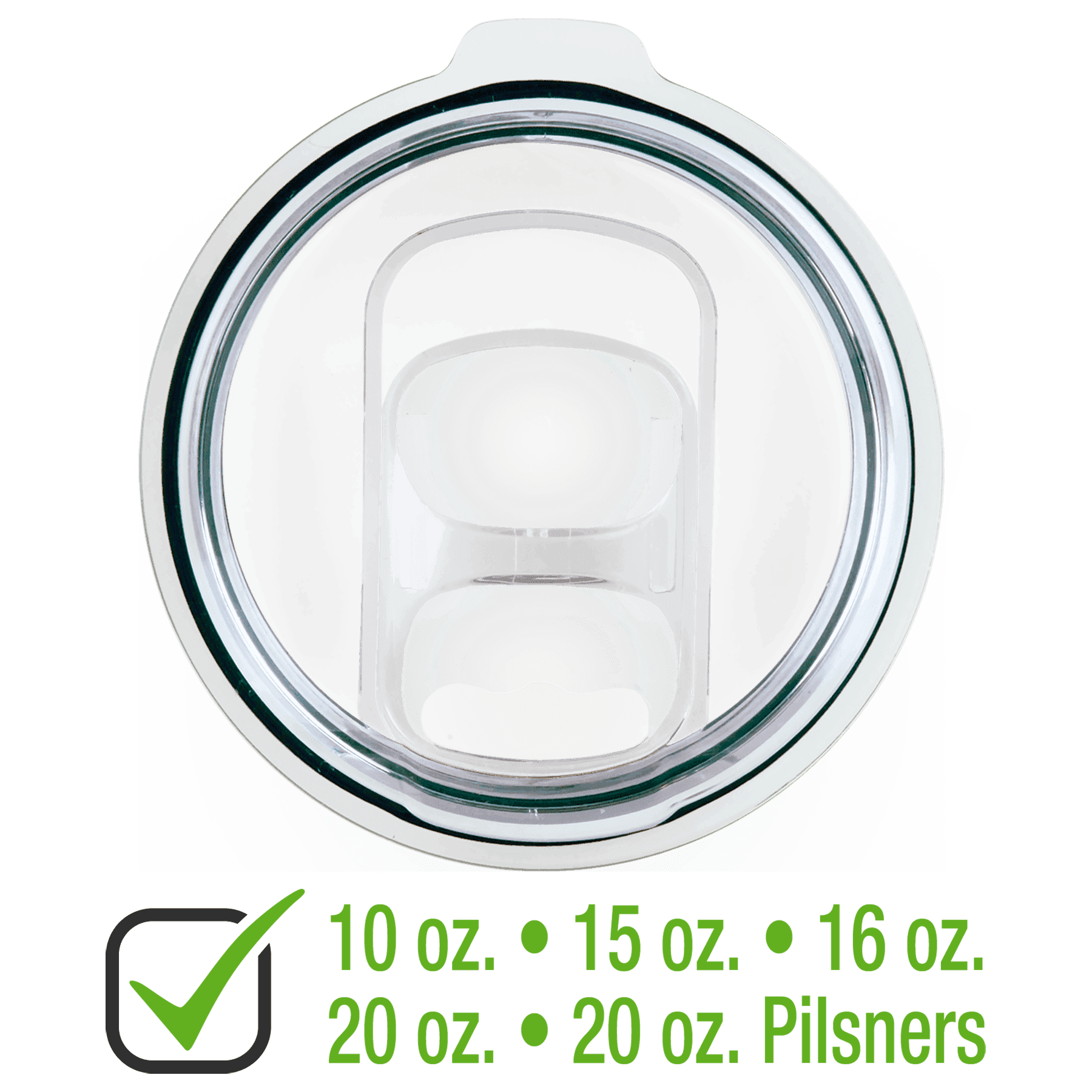 Slider Lid for 10, 15, 16, 20, Polar Camel Tumblers or 20 oz. Pilsners