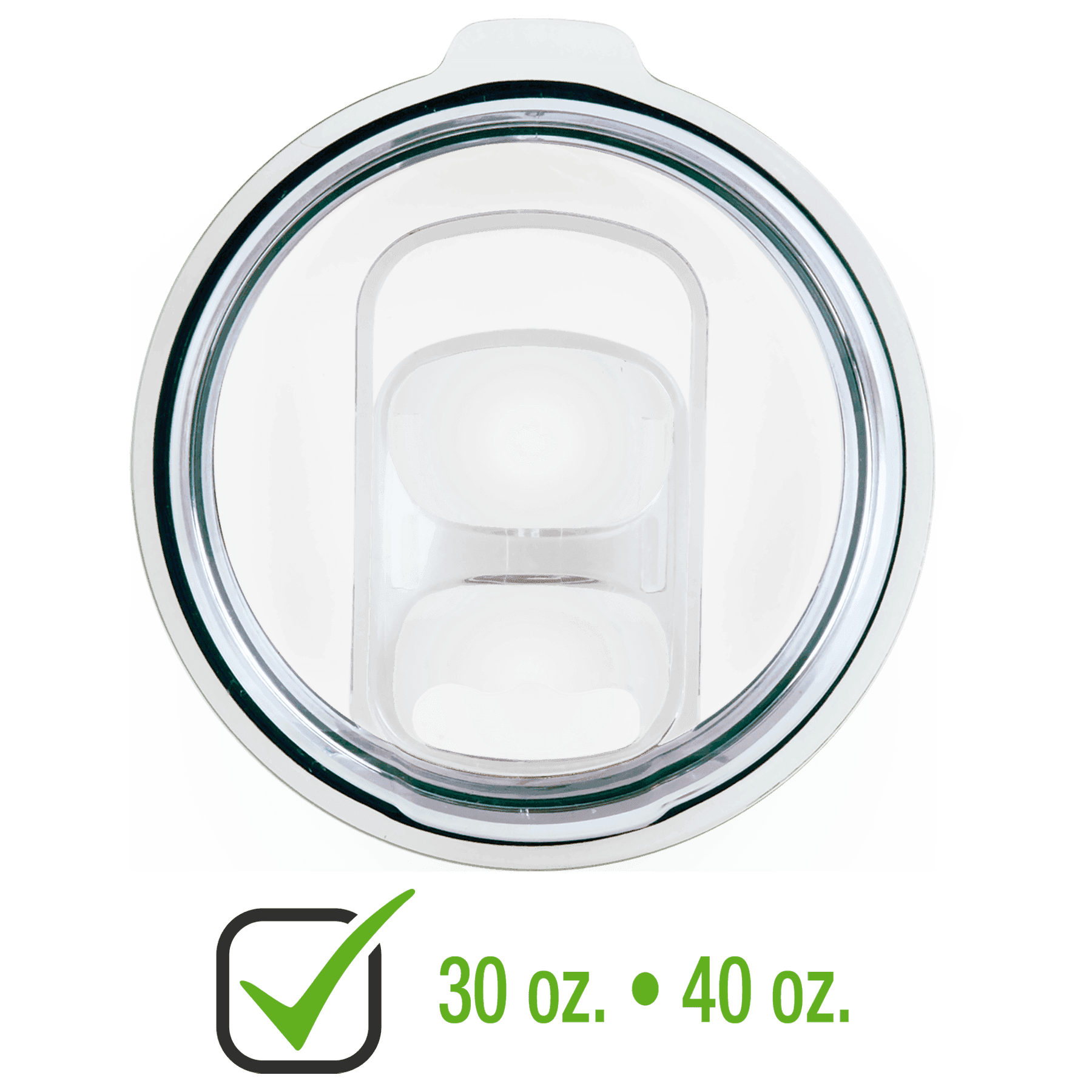 Slider Lid for 30 oz. Polar Camel Tumblers, 32 & 40 oz. Travel Mugs